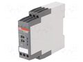 0,05s÷300h; DPDT; 24÷240VAC; 24÷48VDC; for DIN rail mounting ABB 1SVR730100R3300