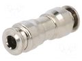 Push-in fitting; straight,inline splice; -0.99÷20bar; -20÷80°C AIGNEP 57040-4