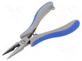 Pliers; miniature,half-rounded nose; 138mm KING TONY KT-6377-55