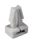 CABLE TIE MOUNT, WHITE, PUSH BARB, PK100 151-40119