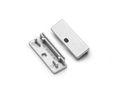 Ending WIDE24 TOPMET with hole silver 84300040 5901597201700