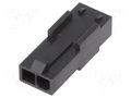 Connector: wire-wire; plug; male; Mini-Fit Sigma; PIN: 2; for cable MOLEX MX-200471-1002