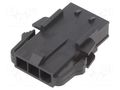 Connector: wire-board; plug; male; Mini-Fit Sigma; PIN: 3; black MOLEX MX-200488-2003