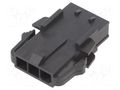 Connector: wire-board; plug; male; Mini-Fit Sigma; PIN: 3; black MOLEX MX-200488-2003