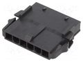 Connector: wire-board; plug; male; Mini-Fit Sigma; PIN: 6; black MOLEX MX-200488-2006