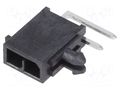 Connector: wire-board; socket; male; PIN: 2; Micro-Fit+; PCB snap MOLEX MX-212528-0200