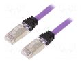 Patch cord; RJ45 plug,both sides; S/FTP,TX6A™ 10Gig; 6a; Cu; 2m PANDUIT STP6X2MVL