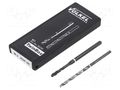 Tap; high speed steel cobalt HSS-E; M3; 0.5; ISO2/6H; 2pcs. VÖLKEL VOLKEL-36290