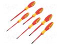 Kit: screwdrivers; insulated,slim; Phillips,slot; 1kVAC; 6pcs. WEIDMÜLLER WDM-2749580000