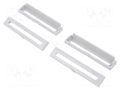 Terminals cover; light grey; UL94V-0; ABS; 4pcs. KRADEX ZD4TCUJ-ABS-V0