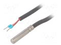 Sensor: temperature; NTC; 12kΩ; 3m; -40÷125°C; Leads: lead x2 ELKO EP SENSOR-TZ-3