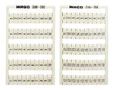MARKER CARD, HORIZ, 21-30, CARD OF 100 209-504.