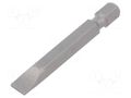 Screwdriver bit; slot; 6.5x1.2mm; Overall len: 50mm BETA BE862LP/1.2X6.5