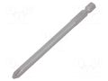 Screwdriver bit; Phillips; PH2; Overall len: 100mm BETA BE862PH-XL/2