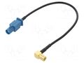 Cable; 200mm; Fakra male,SMB female; angled,straight JC Antenna AD.ANT.028