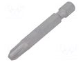 Screwdriver bit; Phillips; PH3; 1/4"; Overall len: 50mm BETA BE862PH/3