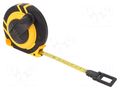 Measuring tape; L: 20m; Width: 15mm; polyamide; measure MEDID MED.268020