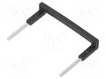 Connection bridge; 10A; 250VAC; Electr.connect: Push-in; black RELPOL ZGZP4-2BK