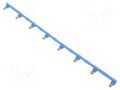 Connection bridge; 10A; 250VAC; Electr.connect: Push-in; blue RELPOL ZGZP4-8BE