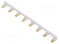 Connection bridge; 10A; 250VAC; Electr.connect: Push-in; grey RELPOL ZGZP80-8GY