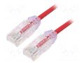 Patch cord; TX6-28™,U/UTP; Cat: 6; RJ45 plug,both sides; stranded PANDUIT UTP28SP2MRD