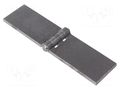 Hinge; Width: 160mm; steel; H: 40mm; without coating,for welding ELESA+GANTER GN1366ST160-40A-BL