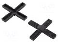Mounting coupler; for profiles; polyamide; -30÷100°C; I: 79mm ELESA+GANTER STC.25-2A-4W-C9
