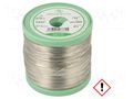 Tin; lead free; Sn97Cu3; 0.8mm; 1000g; reel; 230°C; Flux: SW26 BROQUETAS ECO3-08/10H