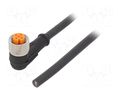 Cable: for sensors/automation; M12; PIN: 5; angled; 2m; plug; 60VDC LUTRONIC 120505302-2M