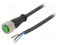 Cable: for sensors/automation; M12; PIN: 4; 10m; 4A; 7000 MURR ELEKTRONIK 7000-12221-6341000