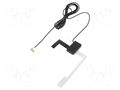 Antenna; automotive; 8dBi; DAB; 50Ω; black; 5VDC,12VDC; RG174 4CARMEDIA ANT.76