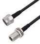 RF COAX CABLE, N PLUG-N BHD JACK, 2FT LCCA30174-FT2