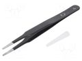 Tweezers; Tweezers len: 123mm; positioning components; ESD C.K CK-T2360D