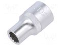 Socket; 12-angles,socket spanner; 10mm; 1/2"; Plating: chromium C.K CK-T4690M-10