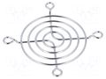 Guard; chrom-nickel steel; 60x60mm; screw; Body dim: Ø53x5.2mm Qualtek Electronics 08147