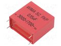Capacitor: polypropylene; 150nF; 700VAC; 3kVDC; THT; ±10% WIMA FKP-SNU-150N/3000