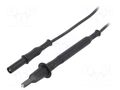 Test lead; 20A; banana plug 4mm,both sides; Urated: 1kV; Len: 1.5m ELECTRO-PJP PJ4319F4-IEC-150-B