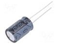 Capacitor: electrolytic; THT; 470uF; 25VDC; Ø10x16mm; Pitch: 5mm SAMXON GY470/25