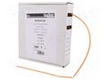 Heat shrink sleeve; glueless; 2: 1; 2.4mm; L: 10m; orange TASKER BOX2412O
