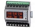 Meter: network parameters; for DIN rail mounting; LCD; N43; 57.7V LUMEL N43-11100E0