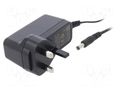 Power supply: switching; mains,plug-in; 12VDC; 3A; 36W; 87%; 0÷60°C XP POWER VEL36US120-UK-JA