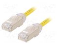 Patch cord; RJ45 plug,both sides; F/UTP,TX6A-28™; 6a; wire; Cu; 1m PANDUIT STP28X1MYL