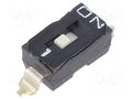 Switch: DIP-SWITCH; 0.1A/50VDC; Pos: 2; SMT; -20÷85°C; 50mΩ; 9.81N E-SWITCH KAE01SGGT