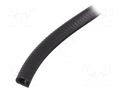 Hole and edge shield; PVC; L: 10m; light grey; H: 14.5mm; W: 10mm RST ROZTOCZE UT-4.4.05-10M