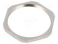 Nut; PG42; brass; 60mm; Thread: PG; Plating: nickel BM GROUP BM2704