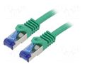 Patch cord; RJ45 plug,both sides; S/FTP; 6a; stranded; Cu; LSZH LOGILINK C6A055S