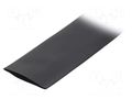 Heat shrink sleeve; glueless; 2: 1; 38mm; black; polyolefine; reel BM GROUP BMGBS380BNE