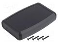 Enclosure: multipurpose; X: 79mm; Y: 117mm; Z: 24mm; 1553; ABS; black HAMMOND HM-1553BXBK