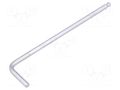 Wrench; hex key,spherical; HEX 3mm; tool steel; long; L: 93mm KING TONY KT-113003MR