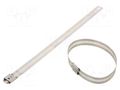 Cable tie; L: 225mm; W: 12mm; acid resistant steel AISI 316; 1112N RAYCHEM RPG LU126-225